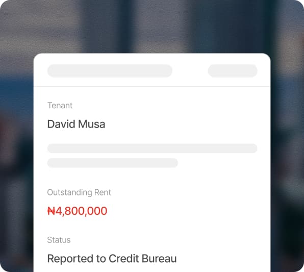 When tenants do not pay, it goes on their record.